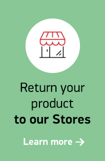 Return your product to our stores